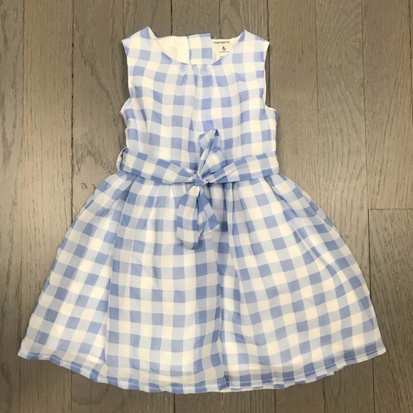 Carter's Other - Carter's Blue White Easter Party Occasion Dress